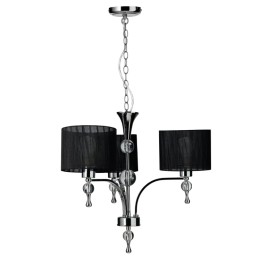 AZZARDO lampa wisząca IMPRESS 3 czarna