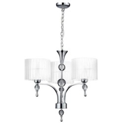 AZZARDO lampa wisząca IMPRESS 3 biała