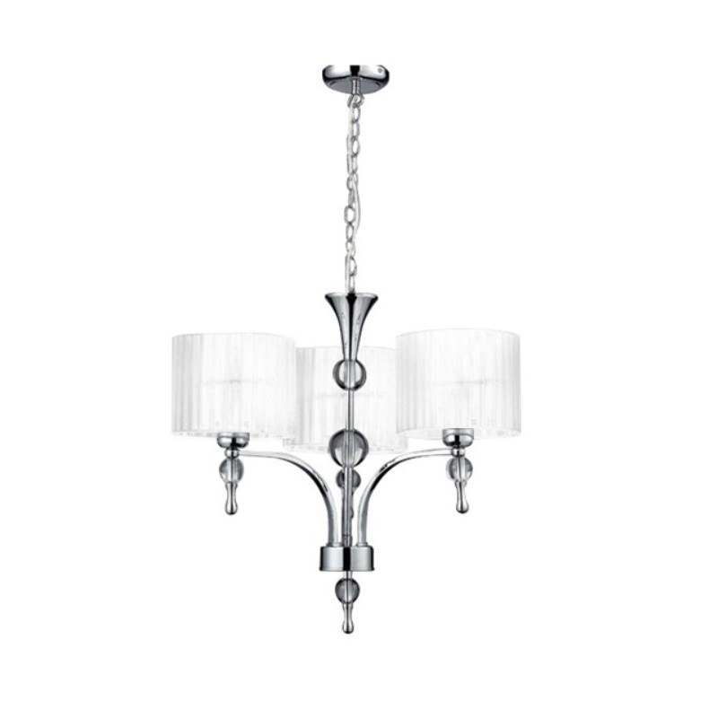 AZZARDO lampa wisząca IMPRESS 3 biała