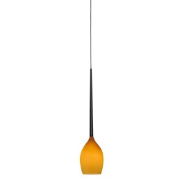 AZZARDO lampa wisząca IZZA 1 bursztynowa