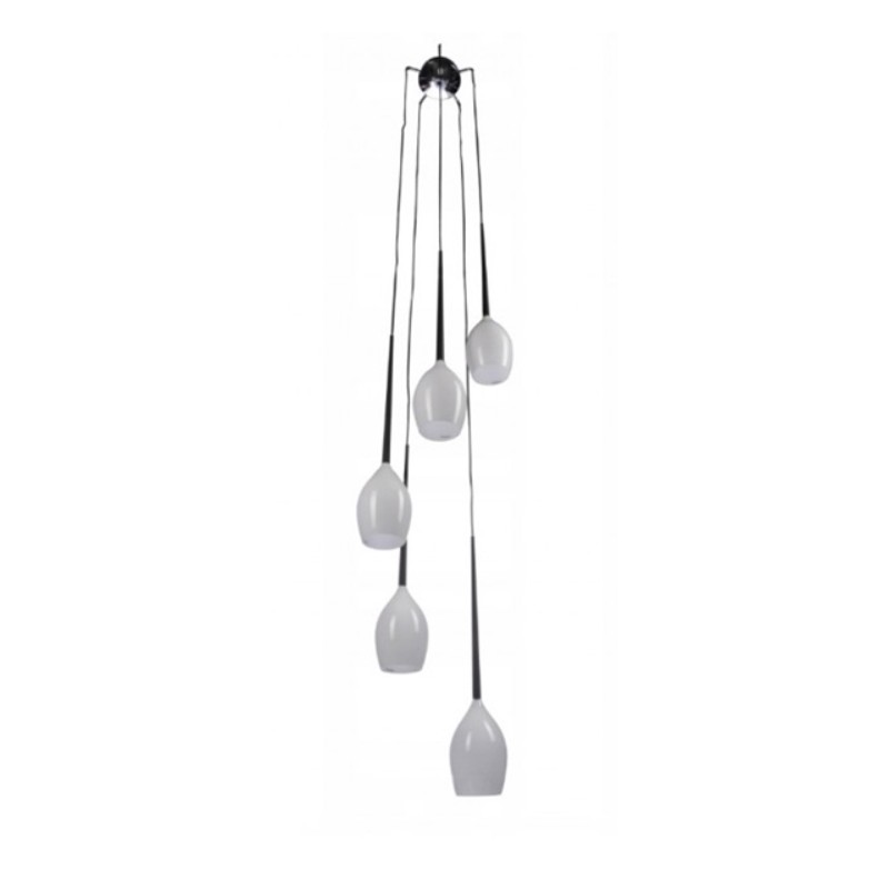 AZZARDO lampa wisząca IZZA 5 biała