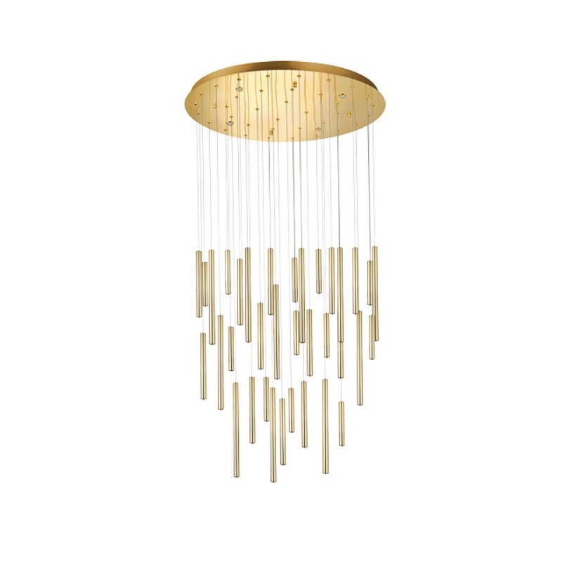 AZZARDO lampa wisząca ILIOS 36 3-STEP     DIMM złota