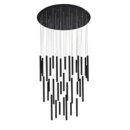AZZARDO lampa wisząca ILIOS 36 3-STEP     DIMM czarna