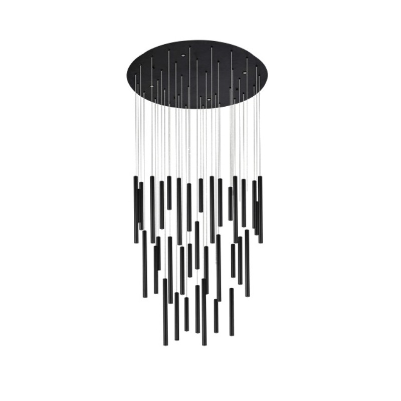 AZZARDO lampa wisząca ILIOS 36 3-STEP     DIMM czarna