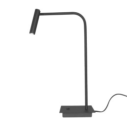 AZZARDO lampa biurkowa FLER czarna