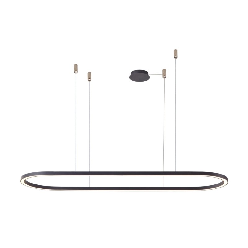 AZZARDO lampa wisząca ELENA 150 DIMM      czarna