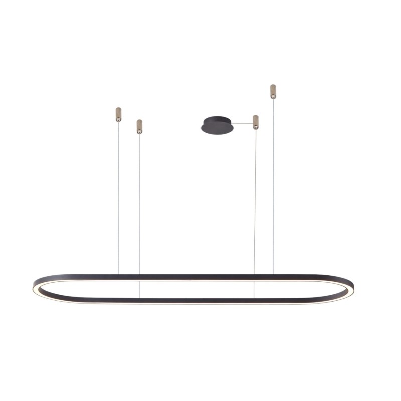 AZZARDO lampa wisząca ELENA 120 DIMM      czarna