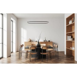 AZZARDO lampa wisząca ELENA 120 DIMM      czarna