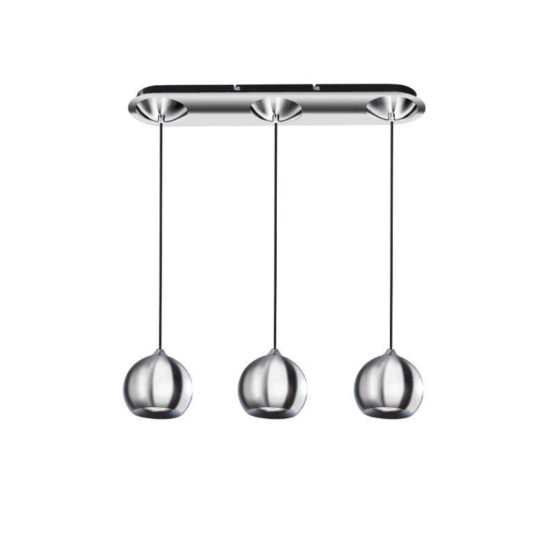 AZZARDO lampa wisząca GULIA 3 chrom