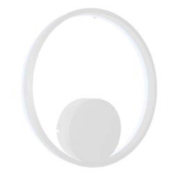 AZZARDO lampa ścienna HALO 40 WALL biała