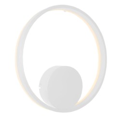 AZZARDO lampa ścienna HALO 40 WALL biała