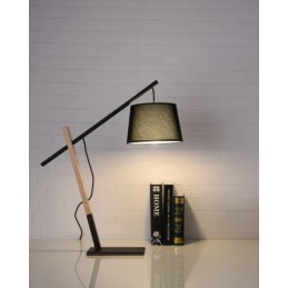 AZZARDO lampa biurkowa GARDA TABLE        czarna