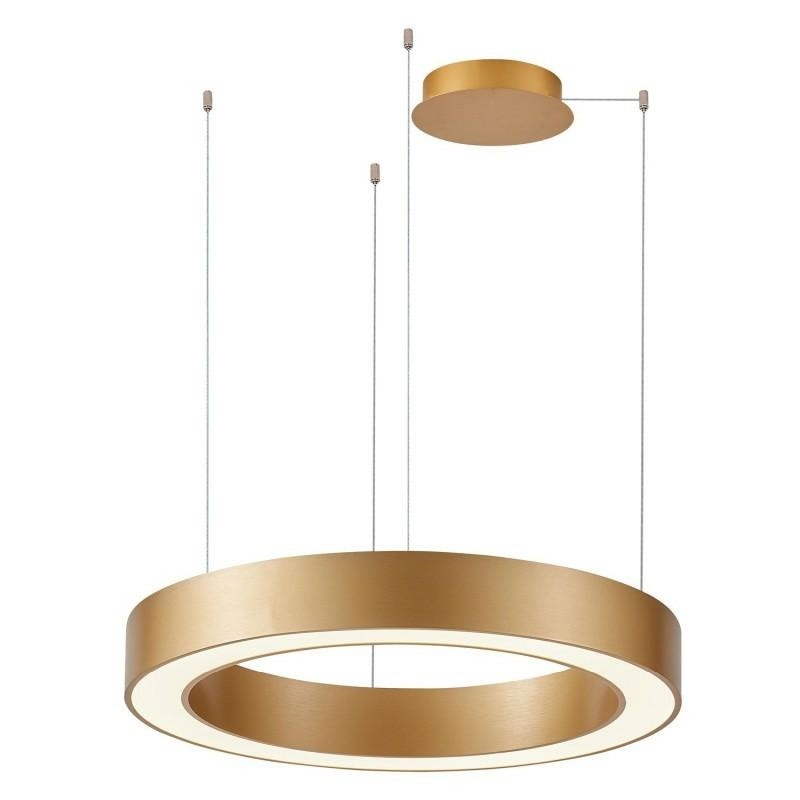 AZZARDO lampa wisząca MARCO 120 CCT       z pilotem złota