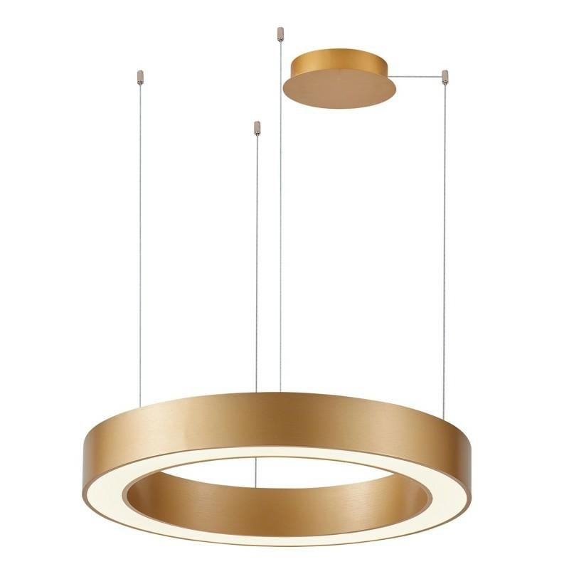 AZZARDO lampa wisząca MARCO 80 CCT        z pilotem złota