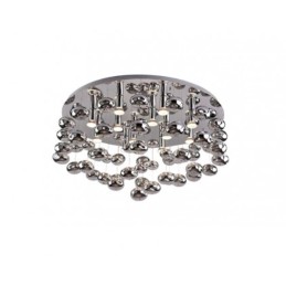 AZZARDO lampa sufitowa / plafon LUVIA     D80 chromowana