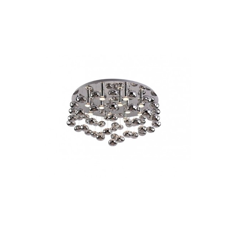 AZZARDO lampa sufitowa / plafon LUVIA     D80 chromowana