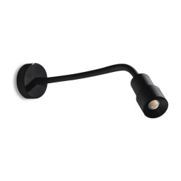 AZZARDO lampa ścienna LUMI FLEX czarna