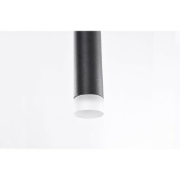 AZZARDO lampa wisząca LOUISE 1 czarna