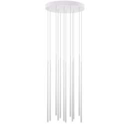 AZZARDO lampa wisząca LOUISE 12 biała