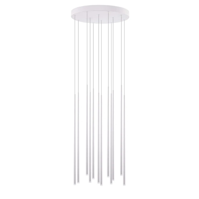 AZZARDO lampa wisząca LOUISE 12 biała