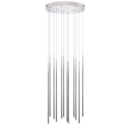AZZARDO lampa wisząca LOUISE 12           chromowana