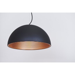 AZZARDO lampa wisząca MODENA 40 czarna    / złota