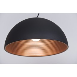 AZZARDO lampa wisząca MODENA 40 czarna    / złota