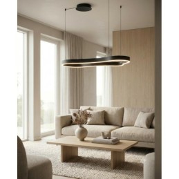 AZZARDO lampa wisząca MIRABELLA 120       3000K DIMM czarna
