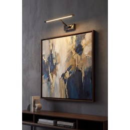 AZZARDO lampa ścienna MONALISA 46         chromowana / czarna