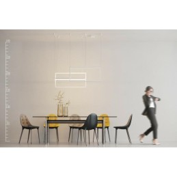 AZZARDO lampa wisząca METRIC biała