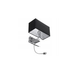 AZZARDO lampa ścienna MARTENS WALL LED    czarna