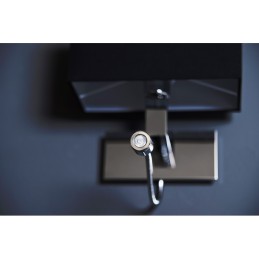 AZZARDO lampa ścienna MARTENS WALL LED    czarna