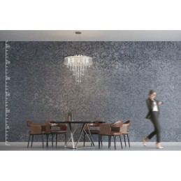 AZZARDO lampa wisząca KALABRIA XL         chromowana