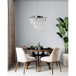 AZZARDO lampa wisząca KALABRIA            chromowana