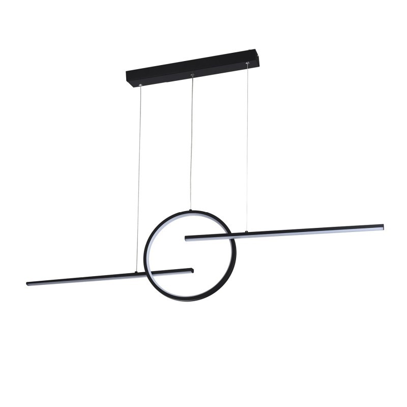 AZZARDO lampa wisząca LAUREN 3-STEP DIMM  czarna