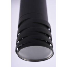 AZZARDO lampa sufitowa / plafon LOCUS     czarna