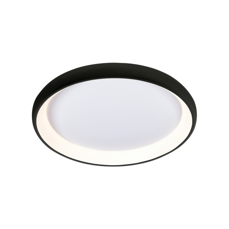 AZZARDO lampa sufitowa / plafon ANTONIO   TOP 41 CCT z pilotem czarna