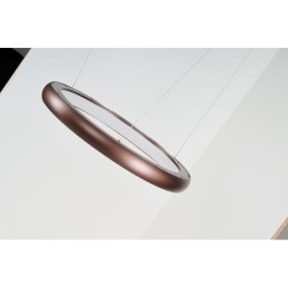 AZZARDO lampa wisząca ANTONIO 41 CCT      z pilotem brązowa