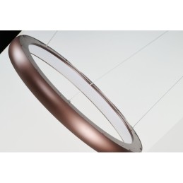 AZZARDO lampa wisząca ANTONIO 41 CCT      z pilotem brązowa