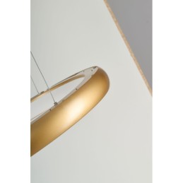 AZZARDO lampa wisząca ANTONIO 61 CCT      z pilotem złota