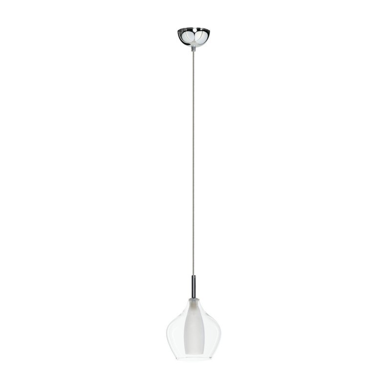 AZZARDO lampa wisząca AMBER MILANO 1      transparentna