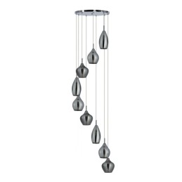 AZZARDO lampa wisząca AMBER MILANO 9      miedziana