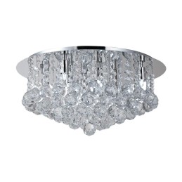 AZZARDO lampa sufitowa / plafon BOLLA 48  chromowana
