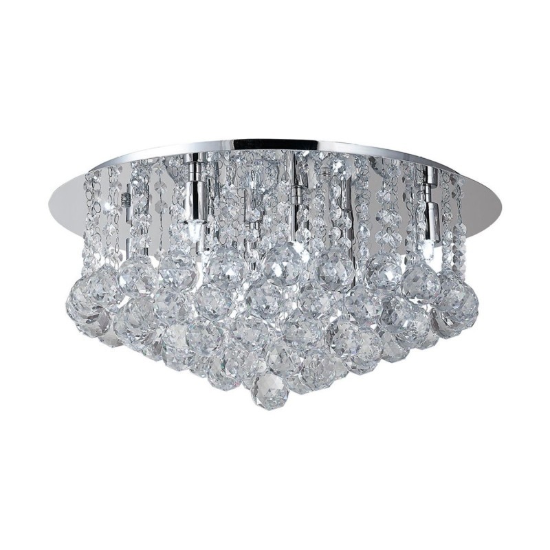 AZZARDO lampa sufitowa / plafon BOLLA 48  chromowana