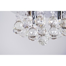 AZZARDO lampa sufitowa / plafon BOLLA 38  chromowana
