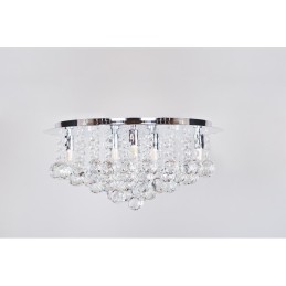 AZZARDO lampa sufitowa / plafon BOLLA 58  chromowana