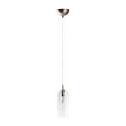 AZZARDO lampa wisząca BLANCA 1            transparentna