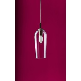 AZZARDO lampa wisząca BLANCA 1            transparentna