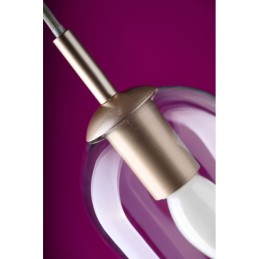 AZZARDO lampa wisząca BLANCA 1            transparentna