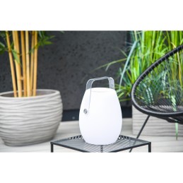 AZZARDO lampa biurkowa BOOMBOX MEDIUM     RGBW z pilotem biała